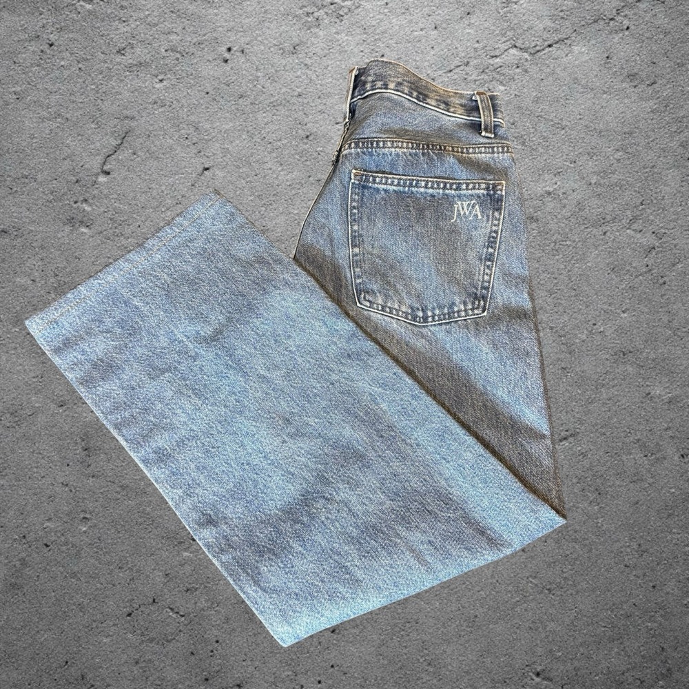 J.W. Anderson x Uniqlo Womens Jeans 26 Inseam Straight Leg Wide Denim Designer